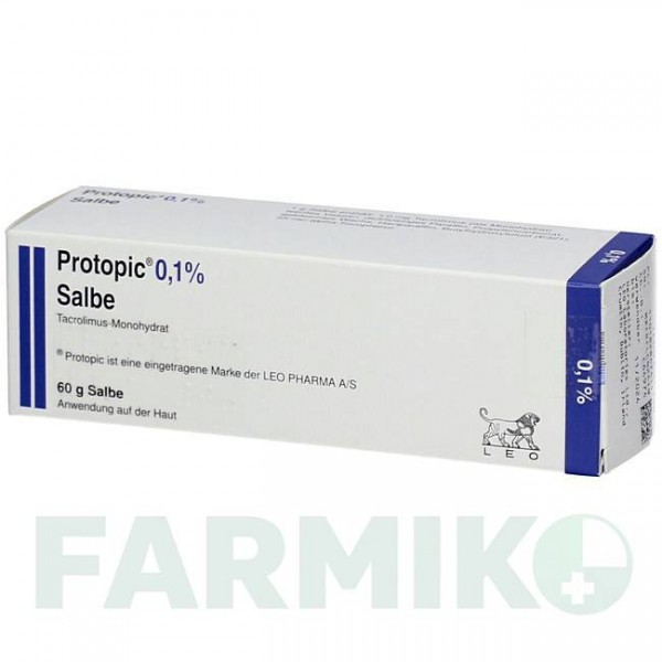 ПРОТОПИК (PROTOPIC) 0,1% мазь 30 г - Такролимус KOHLPHARMA