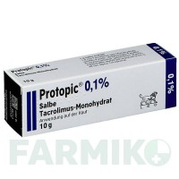 ПРОТОПІК (PROTOPIC) 0,1% мазь 10 г - Такролімус LEO PHARMA