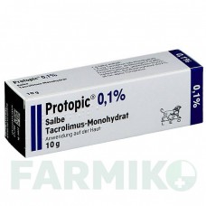 ПРОТОПІК (PROTOPIC) 0,1% мазь 10 г - Такролімус LEO PHARMA
