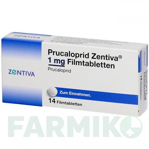 ПРУКАЛОПРИД (PRUCALOPRID) 1 мг таблетки 14 шт - Прукалоприд ZENTIVA