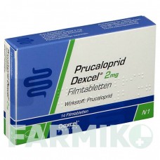 ПРУКАЛОПРИД (PRUCALOPRID) 2 мг таблетки 14 шт - Прукалоприд DEXCEL PHARMA