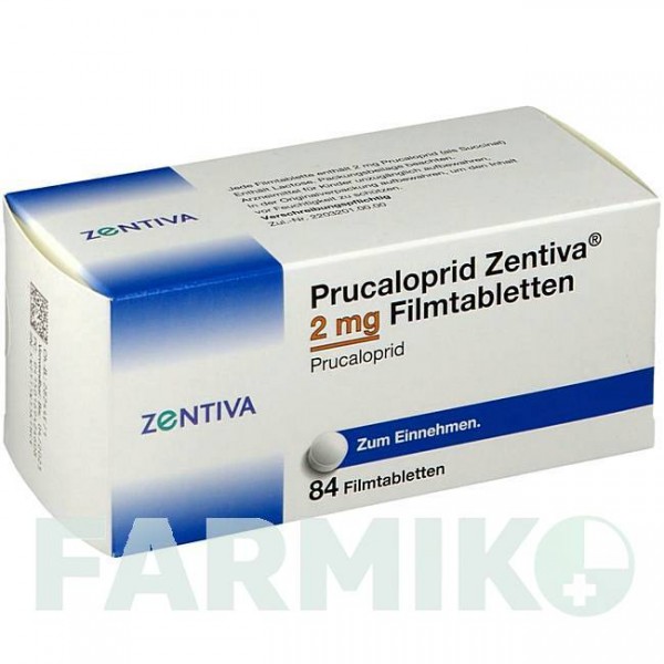 ПРУКАЛОПРИД (PRUCALOPRID) 2 мг таблетки 14 шт - Прукалоприд ZENTIVA