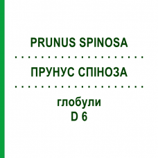 ПРУНУС СПИНОЗА (PRUNUS SPINOSA) D 6 глобули 20 г - Гомеопатия WALA HEILMITTEL