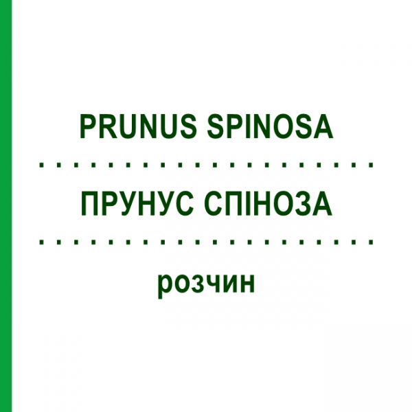 ПРУНУС СПІНОЗА (PRUNUS SPINOSA) розчин 20 мл - Гомеопатія DHU