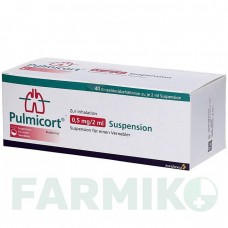 ПУЛЬМІКОРТ (PULMICORT) 0,5 мг/2 мл суспензія 20x2 мл - Будесонід 1 0 1 CAREFARM