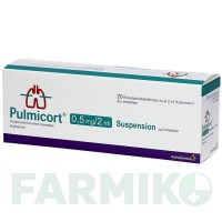 ПУЛЬМИКОРТ (PULMICORT) 0,5 мг/2 мл суспензия 40x2 мл - Будесонид ACA MULLER-ADAG PHARMA