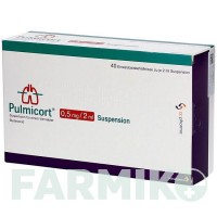 ПУЛЬМИКОРТ (PULMICORT) 0,5 мг/2 мл суспензия 40x2 мл - Будесонид CC PHARMA