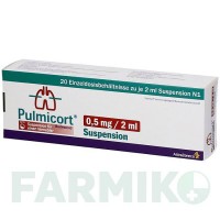 ПУЛЬМІКОРТ (PULMICORT) 0,5 мг/2 мл суспензія 20x2 мл - Будесонід EMRA-MED
