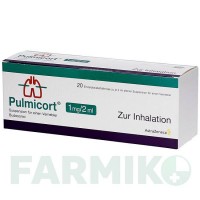 ПУЛЬМИКОРТ (PULMICORT) 1 мг/2 мл суспензия 20x2 мл - Будесонид AXICORP PHARMA