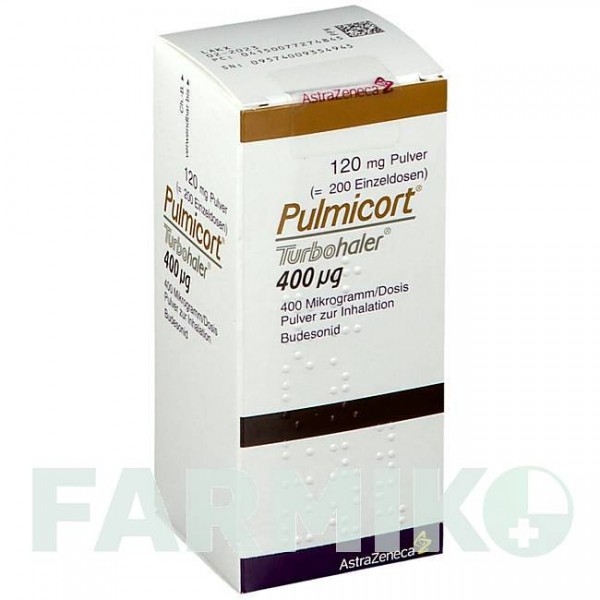 ПУЛЬМІКОРТ (PULMICORT) 400 мкг 200 доз порошок 1 шт - Будесонід ASTRAZENECA