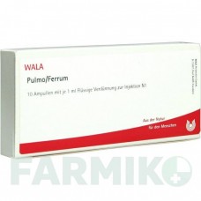 ПУЛЬМО ФЕРРУМ (PULMO FERRUM) ампулы 10x1 мл - Гомеопатия WALA HEILMITTEL