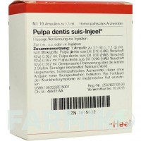 ПУЛЬПА ДЕНТІС (PULPA DENTIS) ампули 10 шт - Гомеопатія BIOLOGISCHE HEILMITTEL HEEL