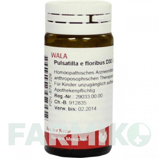 ПУЛЬСАТИЛЛА (PULSATILLA) D 30 глобули 20 г - Гомеопатия WALA HEILMITTEL