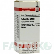 ПУЛЬСАТИЛЛА (PULSATILLA) LM III раствор 10 мл - Гомеопатия DHU