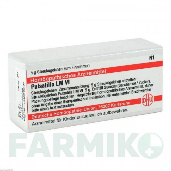 ПУЛЬСАТИЛЛА (PULSATILLA) LM VI глобули 5 г - Гомеопатия DHU