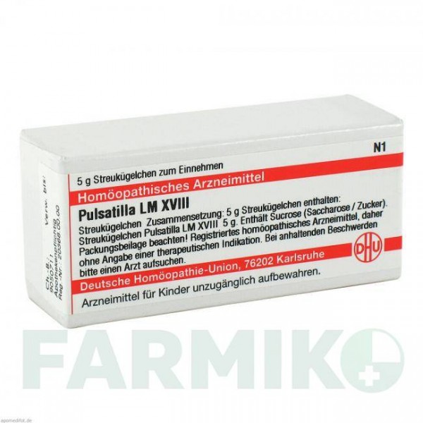 ПУЛЬСАТИЛЛА (PULSATILLA) LM XVIII глобули 5 г - Гомеопатия DHU