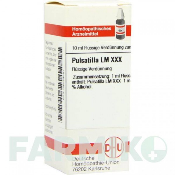 ПУЛЬСАТИЛЛА (PULSATILLA) LM XXX раствор 10 мл - Гомеопатия DHU