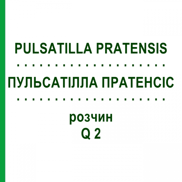 ПУЛЬСАТІЛЛА ПРАТЕНСІС (PULSATILLA PRATENSIS) Q 2 розчин 15 мл - Гомеопатія GUDJONS