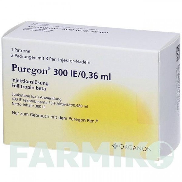 ПУРЕГОН (PUREGON) 300 МО/0,36 мл розчин 1 шт - Фолітропін бета ORIFARM