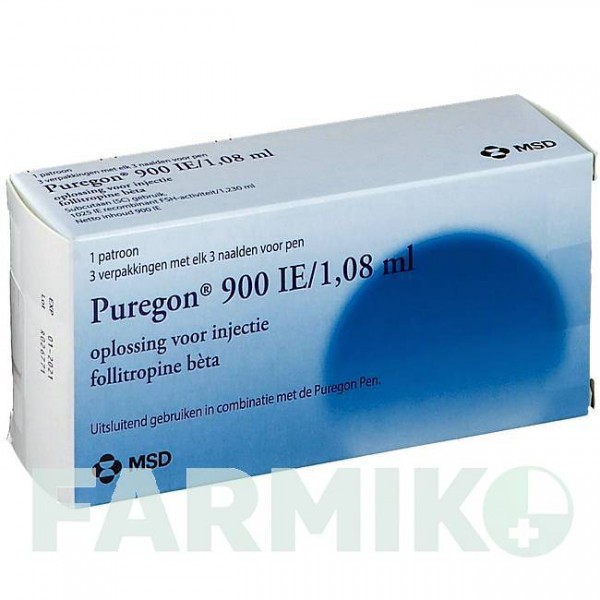 ПУРЕГОН (PUREGON) 900 МЕ/1,08 мл раствор 1 шт - Фоллитропин бета ACA MULLER-ADAG PHARMA