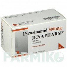 ПІРАЗИНАМІД (PYRAZINAMID) 500 мг таблетки 100 шт - Піразинамід MIBE