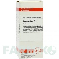 ПІРОГЕНІУМ (PYROGENIUM) D 12 таблетки 80 шт - Гомеопатія DHU