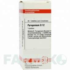 ПИРОГЕНИУМ (PYROGENIUM) D 12 таблетки 80 шт - Гомеопатия DHU
