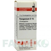 ПИРОГЕНИУМ (PYROGENIUM) D 15 глобули 10 г - Гомеопатия DHU