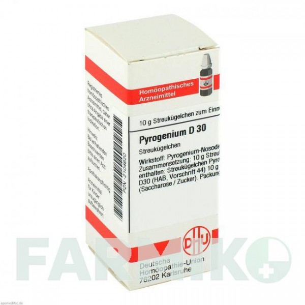 ПИРОГЕНИУМ (PYROGENIUM) D 30 глобули 10 г - Гомеопатия DHU