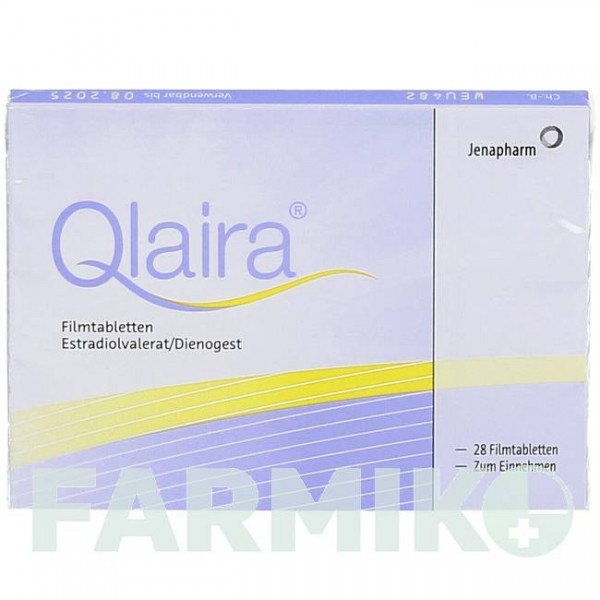 КЛАЙРА (QLAIRA) таблетки 28 шт - Дієногест, Естрадіол JENAPHARM