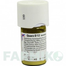 КВАРЦ (QUARZ) D 12 тритурация 20 г - Гомеопатия WELEDA