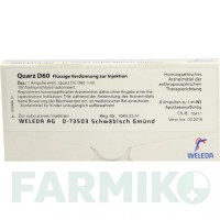 КВАРЦ (QUARZ) D 60 ампулы 8x1 мл - Гомеопатия WELEDA