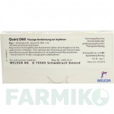 КВАРЦ (QUARZ) D 60 ампулы 8x1 мл - Гомеопатия WELEDA