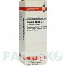 КВАССИЯ (QUASSIA) D 6 раствор 20 мл - Гомеопатия DHU