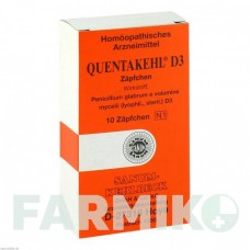 КВЕНТАКЕЛЬ (QUENTAKEHL) D 3 суппозитории 10 шт - Гомеопатия SANUM-KEHLBECK
