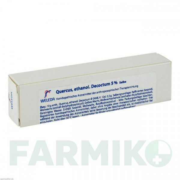 КВЕРКУС КОРТЕКС (QUERCUS CORTEX) 5% мазь 25 г - Гомеопатия WELEDA