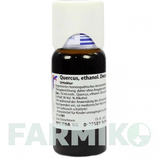 КВЕРКУС ЭТАНОЛ (QUERCUS ETHANOL) D 1 раствор 50 мл - Гомеопатия WELEDA