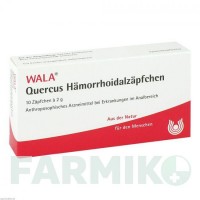 КВЕРКУС ГЕМОРРОЇДАЛЬЦЕПХЕН (QUERCUS HAMORRHOIDALZAPFCHEN) супозиторії 10x2 г - Гомеопатія WALA HEILMITTEL