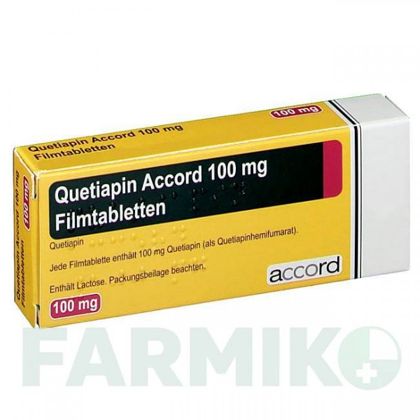 КВЕТИАПИН (QUETIAPIN) 100 мг таблетки 10 шт - Кветиапин ACCORD HEALTHCARE