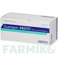 КВЕТІАПІН (QUETIAPIN) 100 мг таблетки 50 шт - Кветіапін ARISTO PHARMA