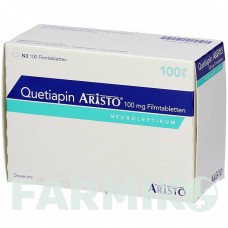 КВЕТІАПІН (QUETIAPIN) 100 мг таблетки 100 шт - Кветіапін ARISTO PHARMA