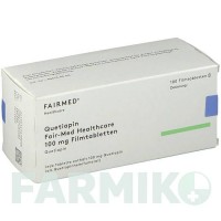 КВЕТІАПІН (QUETIAPIN) 100 мг таблетки 50 шт - Кветіапін ERIS PHARMA