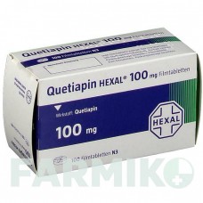 КВЕТІАПІН (QUETIAPIN) 100 мг таблетки 100 шт - Кветіапін HEXAL