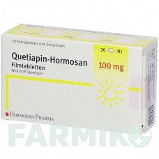 КВЕТИАПИН (QUETIAPIN) 100 мг таблетки 20 шт - Кветиапин HORMOSAN PHARMA