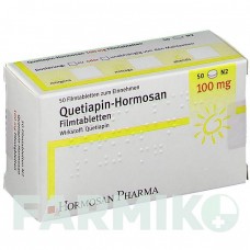 КВЕТИАПИН (QUETIAPIN) 100 мг таблетки 50 шт - Кветиапин HORMOSAN PHARMA
