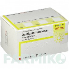 КВЕТИАПИН (QUETIAPIN) 100 мг таблетки 100 шт - Кветиапин HORMOSAN PHARMA