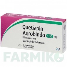 КВЕТИАПИН (QUETIAPIN) 100 мг таблетки 20 шт - Кветиапин PUREN PHARMA