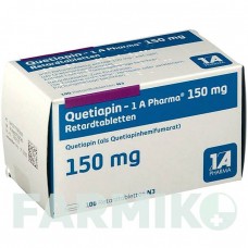 КВЕТИАПИН (QUETIAPIN) 150 мг таблетки 100 шт - Кветиапин 1 A PHARMA