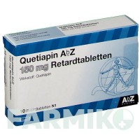 КВЕТИАПИН (QUETIAPIN) 150 мг таблетки 10 шт - Кветиапин ABZ PHARMA