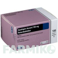КВЕТІАПІН (QUETIAPIN) 150 мг таблетки 10 шт - Кветіапін ACCORD HEALTHCARE